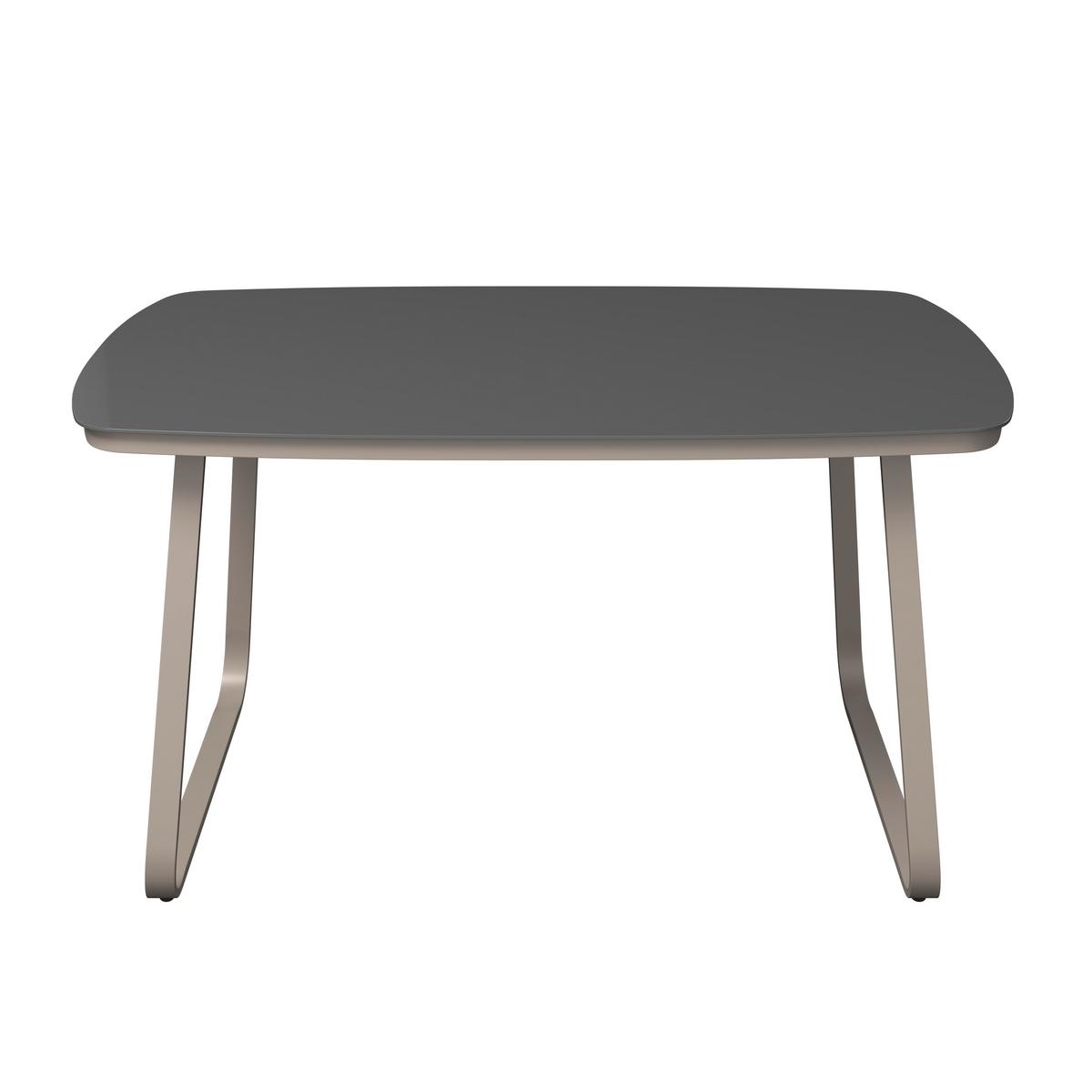 Loungegarnitur Auckland - Beige/Creme, MODERN, Glas/Textil (242/195cm) - Beldano