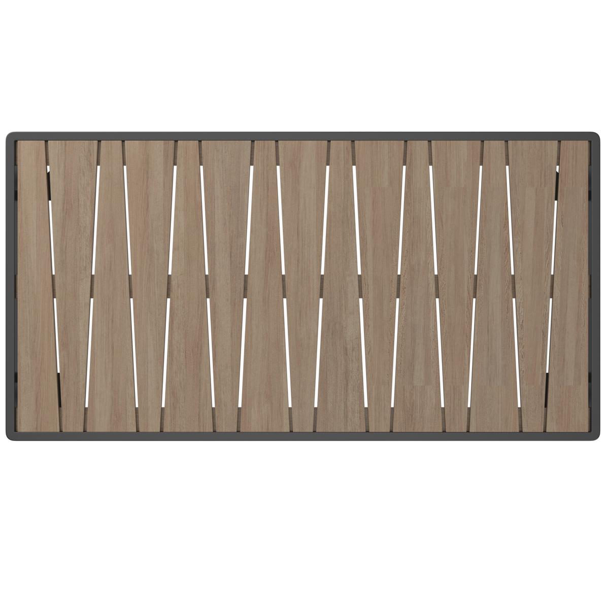 Loungegarnitur Aruba - Dunkelgrau/Anthrazit, MODERN, Holz/Textil (100/39/52cm) - Beldano