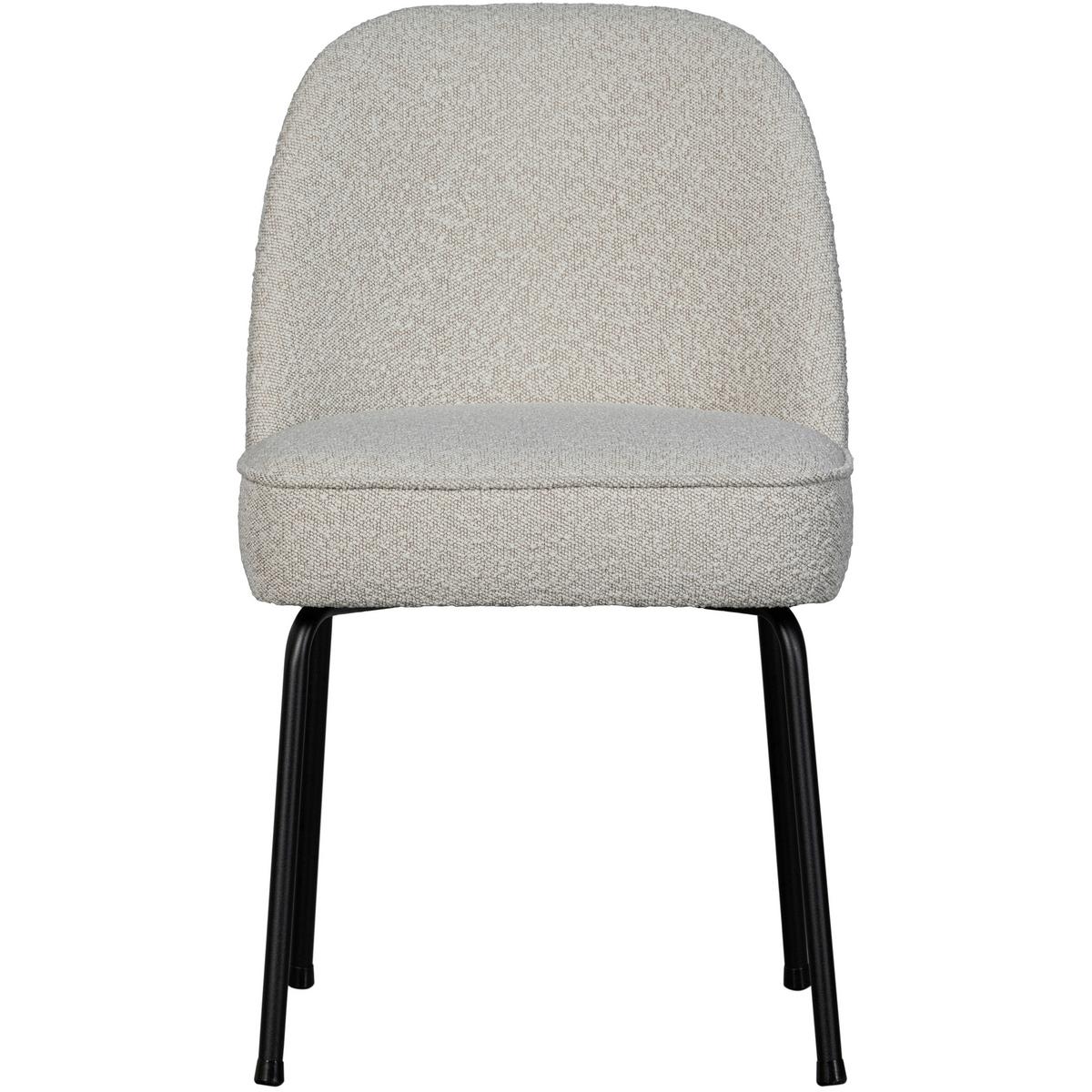 Stuhl-Set Vogue Naturfarben B: 50cm - Schwarz/Naturfarben, MODERN, Textil/Metall (50/83/57cm) - Livetastic