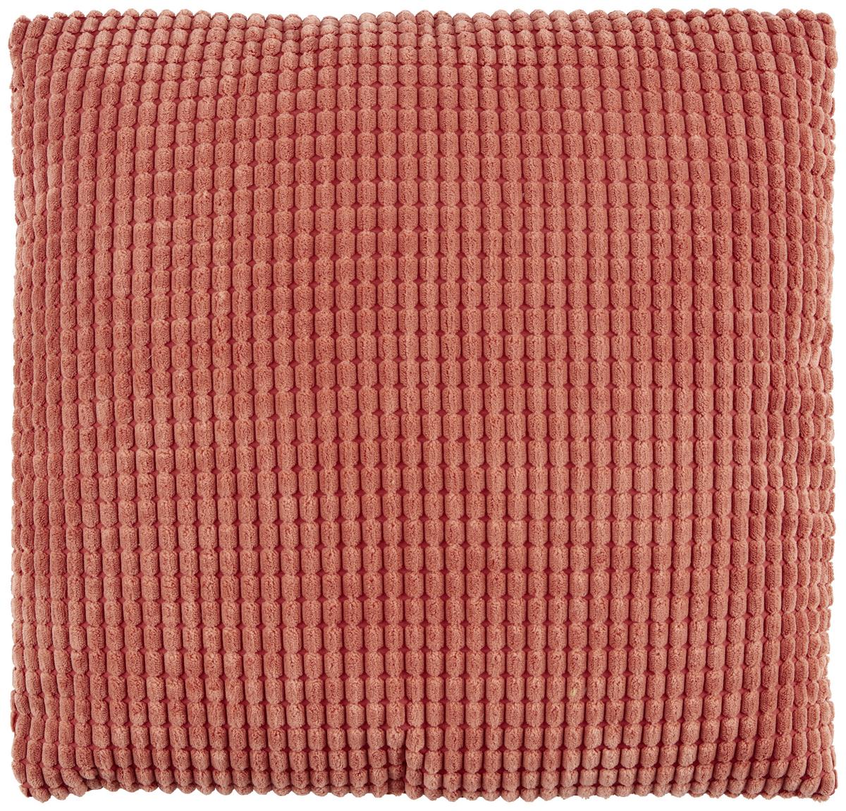 Zierkissen Halina 45x45 cm Fleece Coralle mit Zipp - Orange, MODERN, Textil (45/45cm) - Luca Bessoni
