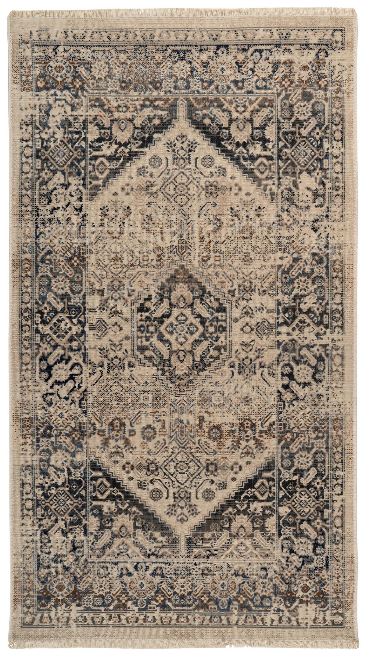 Orientteppich Charu 400 - Blau, KONVENTIONELL, Textil (120/170cm)