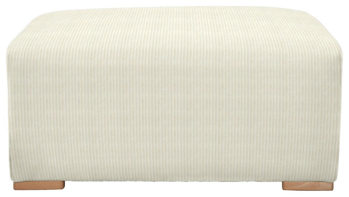 Hocker Vouge Creme Bxhxt: 101x44x92 Cm - Buchefarben/Creme, KONVENTIONELL, Textil (101/44/92cm) - Livetastic