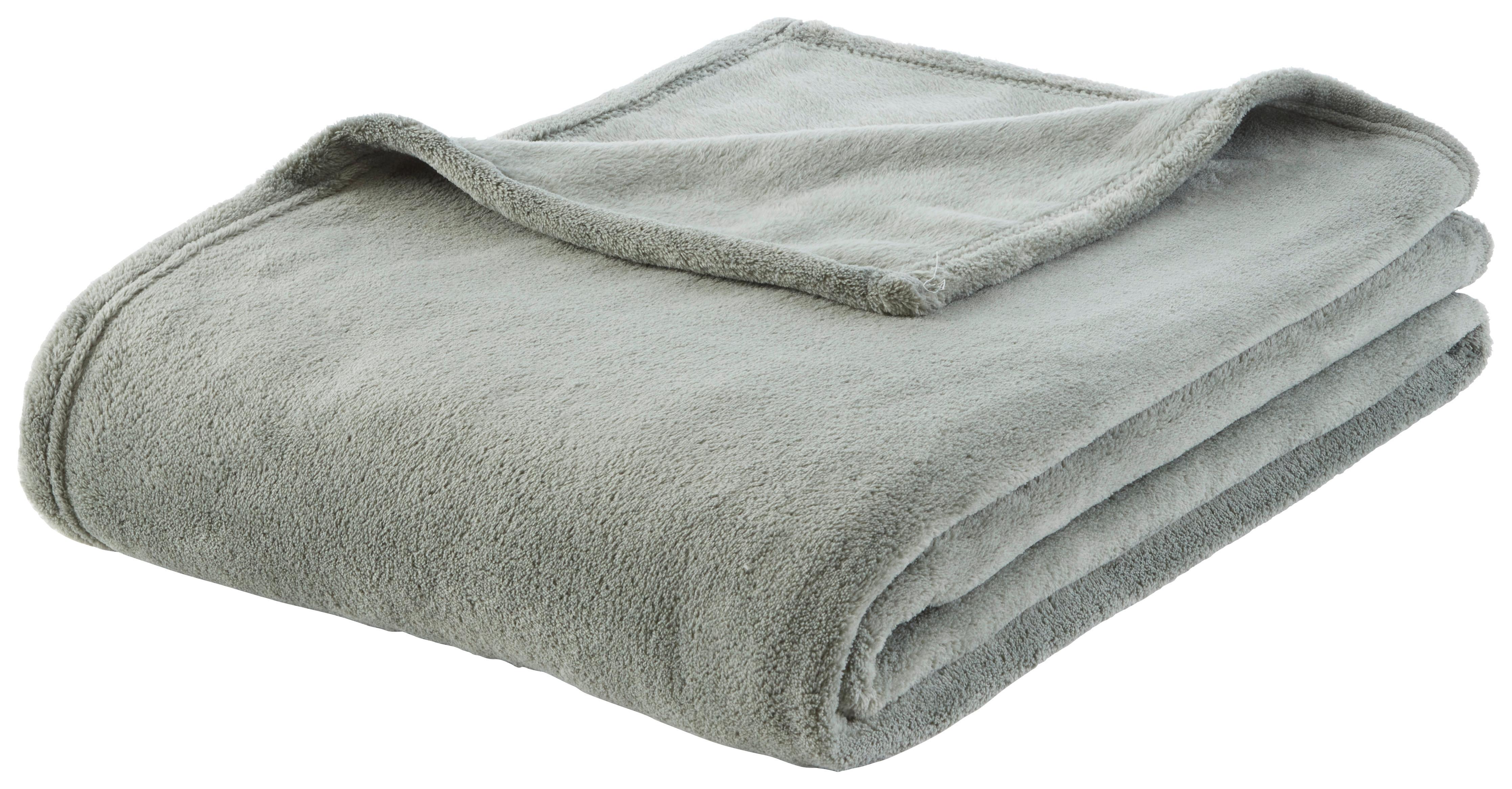 Mäkká deka Kuschelix, 140/200cm - jadeitovozelená, textil (140/200cm) - Modern Living