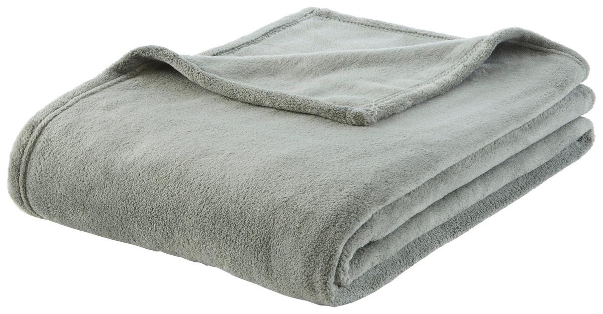 Mäkká deka Kuschelix, 140/200cm - jadeitovozelená, textil (140/200cm) - Modern Living