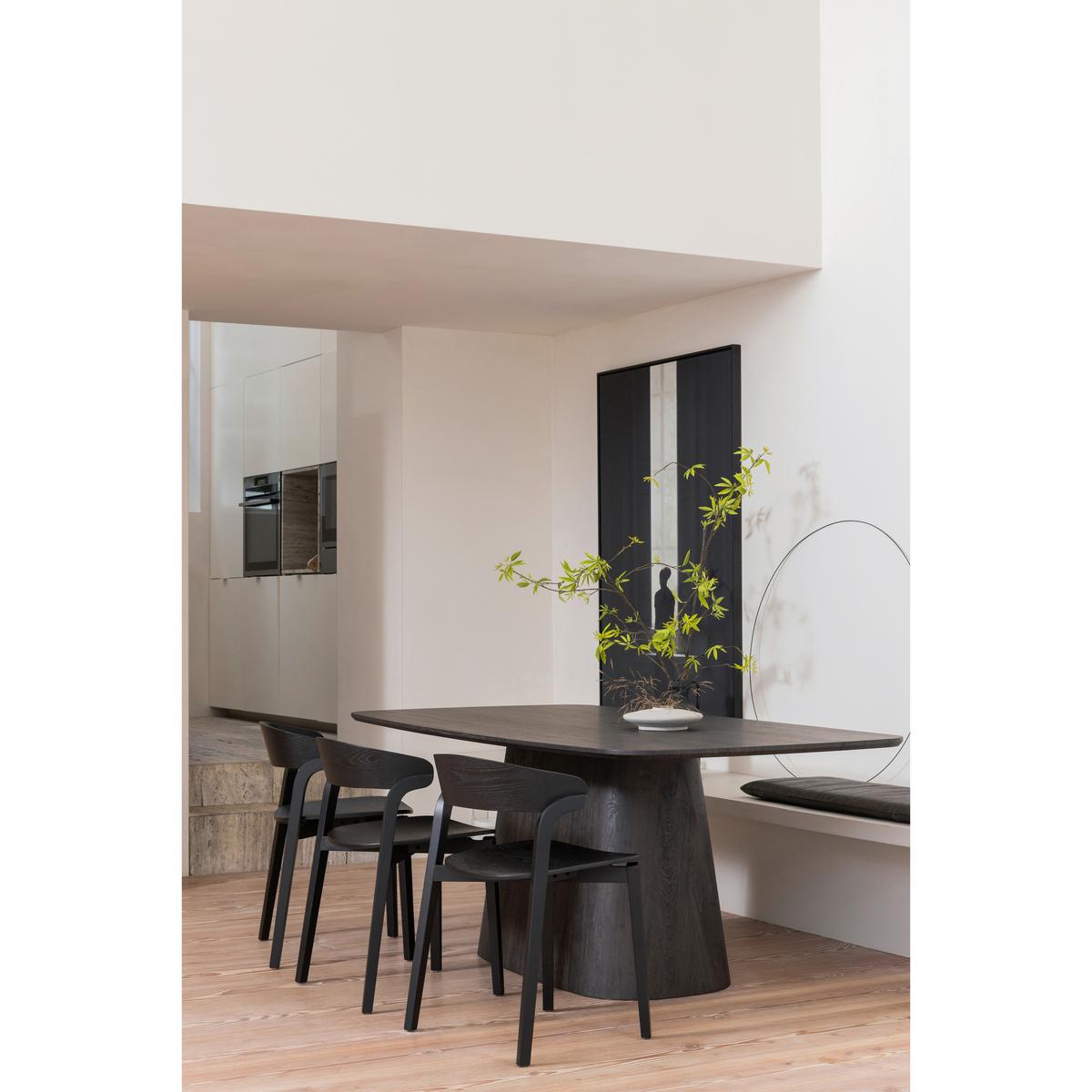 STUHL-SET Cras Schwarz B: 52cm - Schwarz, Design, Holz (52/75/49cm) - Livetastic