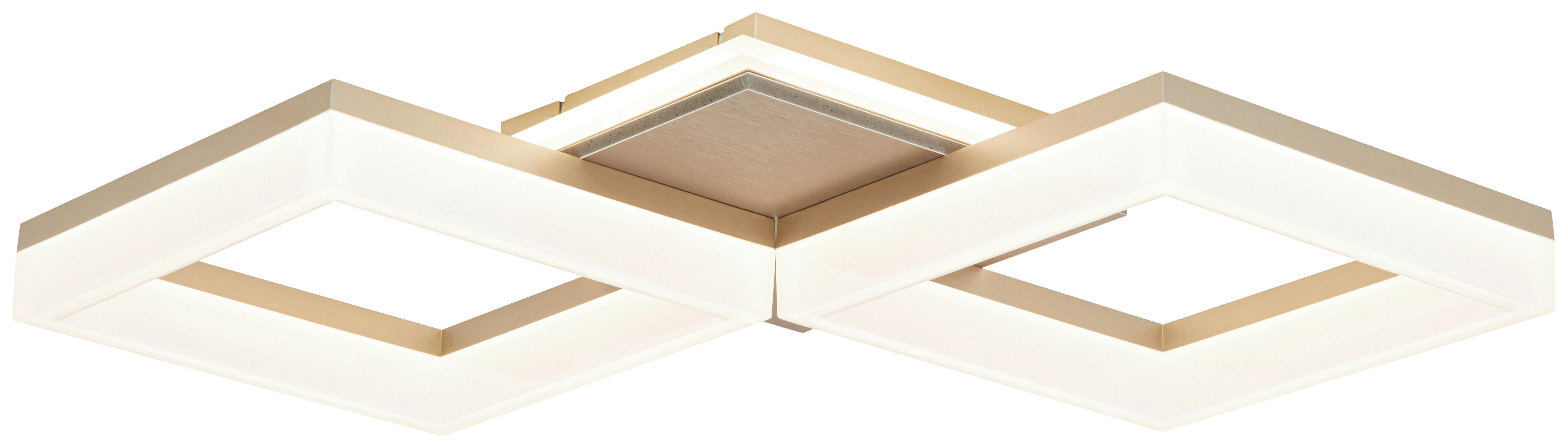 STROPNÉ LED SVIETIDLO KOOL - šampanská, Modern, kov/plast (62/31/9cm) - Mömax
