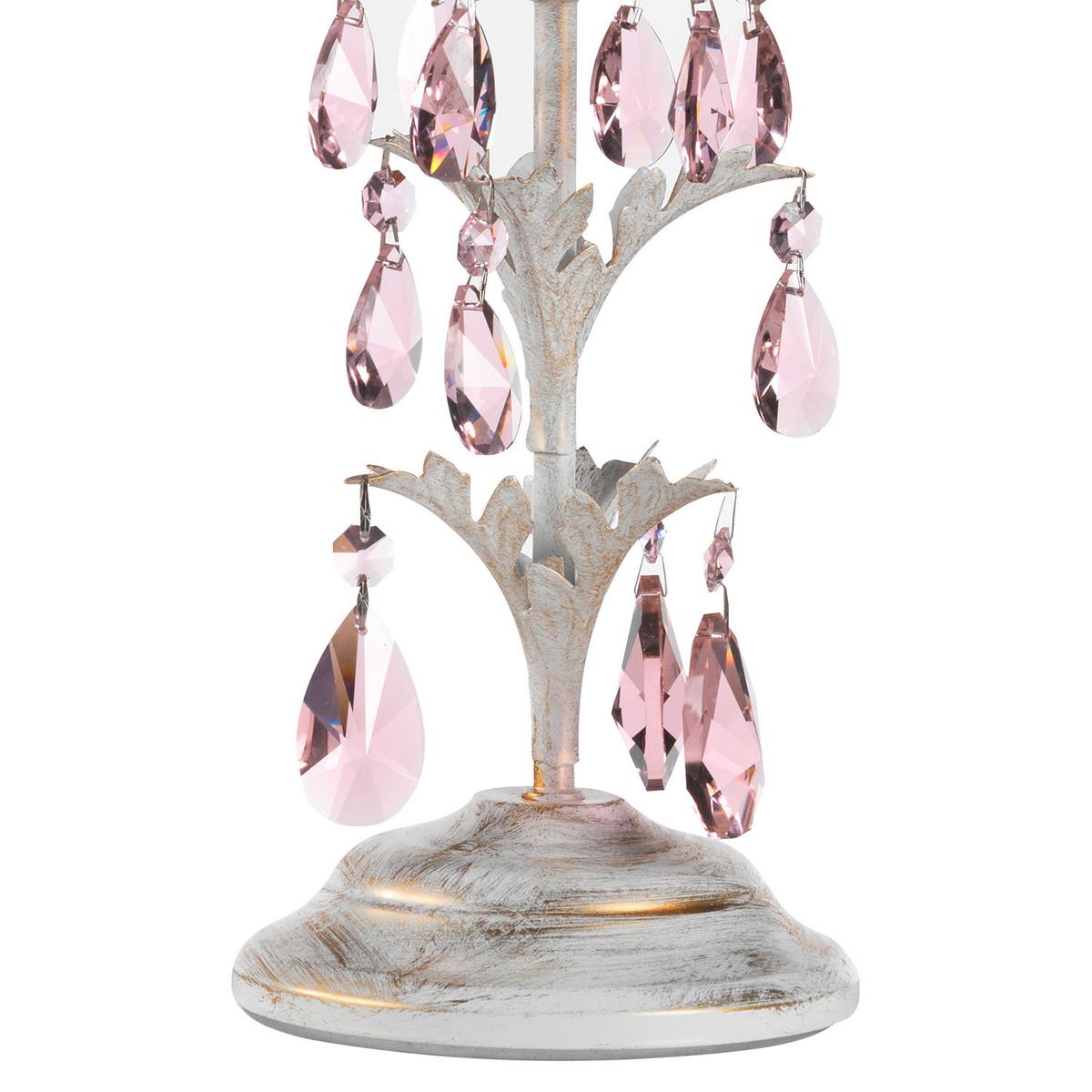 Tischleuchte 4920/Lr - Weiß, KONVENTIONELL, Glas/Metall (14/30cm)