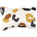 Zierkissen Summer 30x45 cm Baumwolle Braun/Grau/Gelb - Ecru/Gelb, MODERN, Textil (30/45cm) - Luca Bessoni