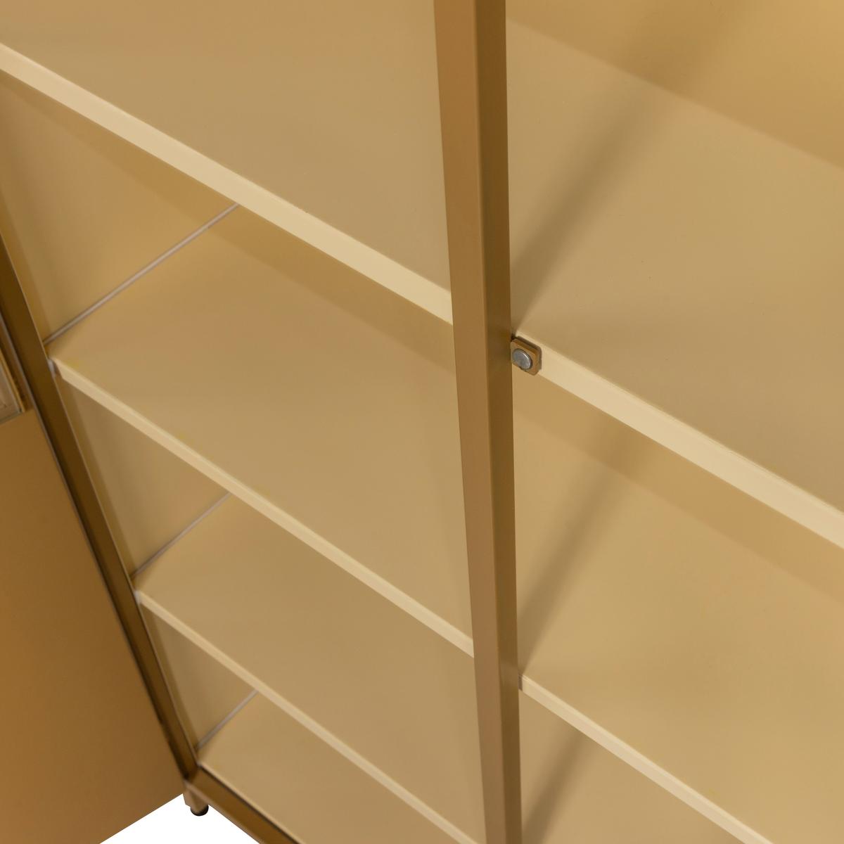 Vitrine Exhibit Honig B: 96 Cm - Honig, Design, Glas/Metall (96/200/40cm) - Livetastic