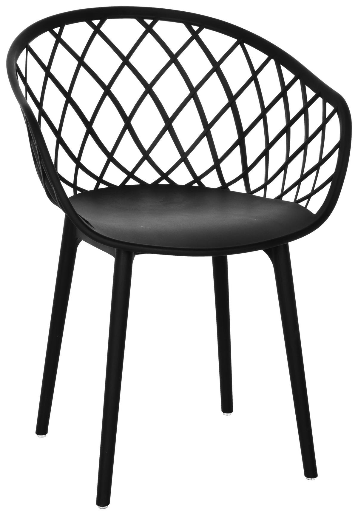 Besucherstuhl Begio B - Schwarz, Basics, Kunststoff (57/76/53cm) - MID.YOU