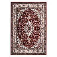 Flachwebteppich Rot Isfahan 40x60 cm Polyester - Rot, LIFESTYLE, Textil (40/60cm) - Obsession