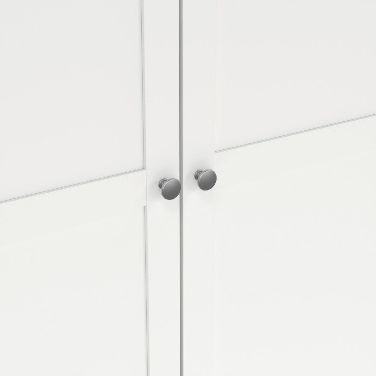 Drehtürenschrank Billund Weiß, B: 195,5 Cm - Weiß, MODERN, Holzwerkstoff (195,5/200/61,7cm) - MID.YOU