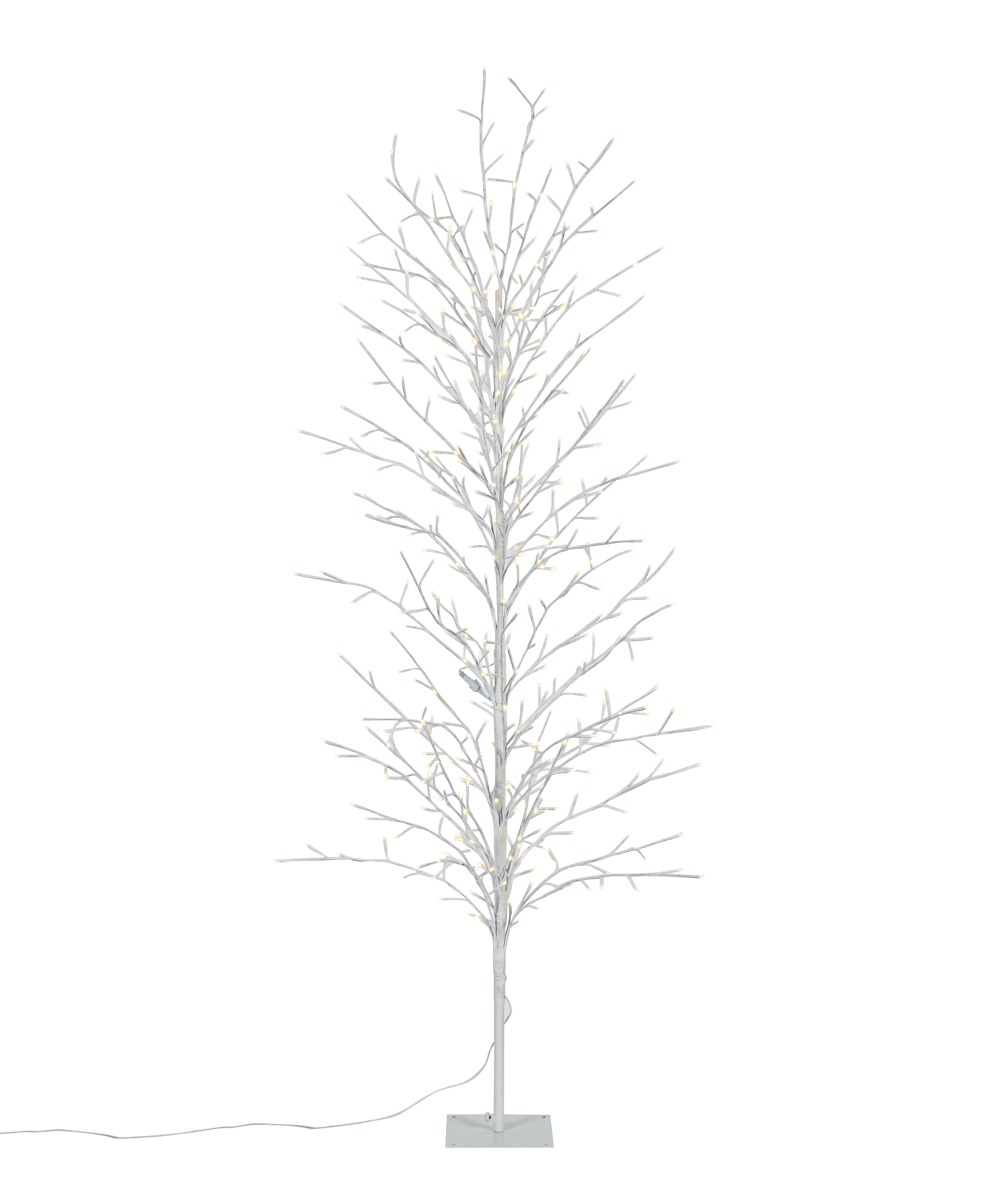 DEKORAČNÉ LED SVIETIDLO BREE - biela, Design, kov/plast (200cm) - Mömax