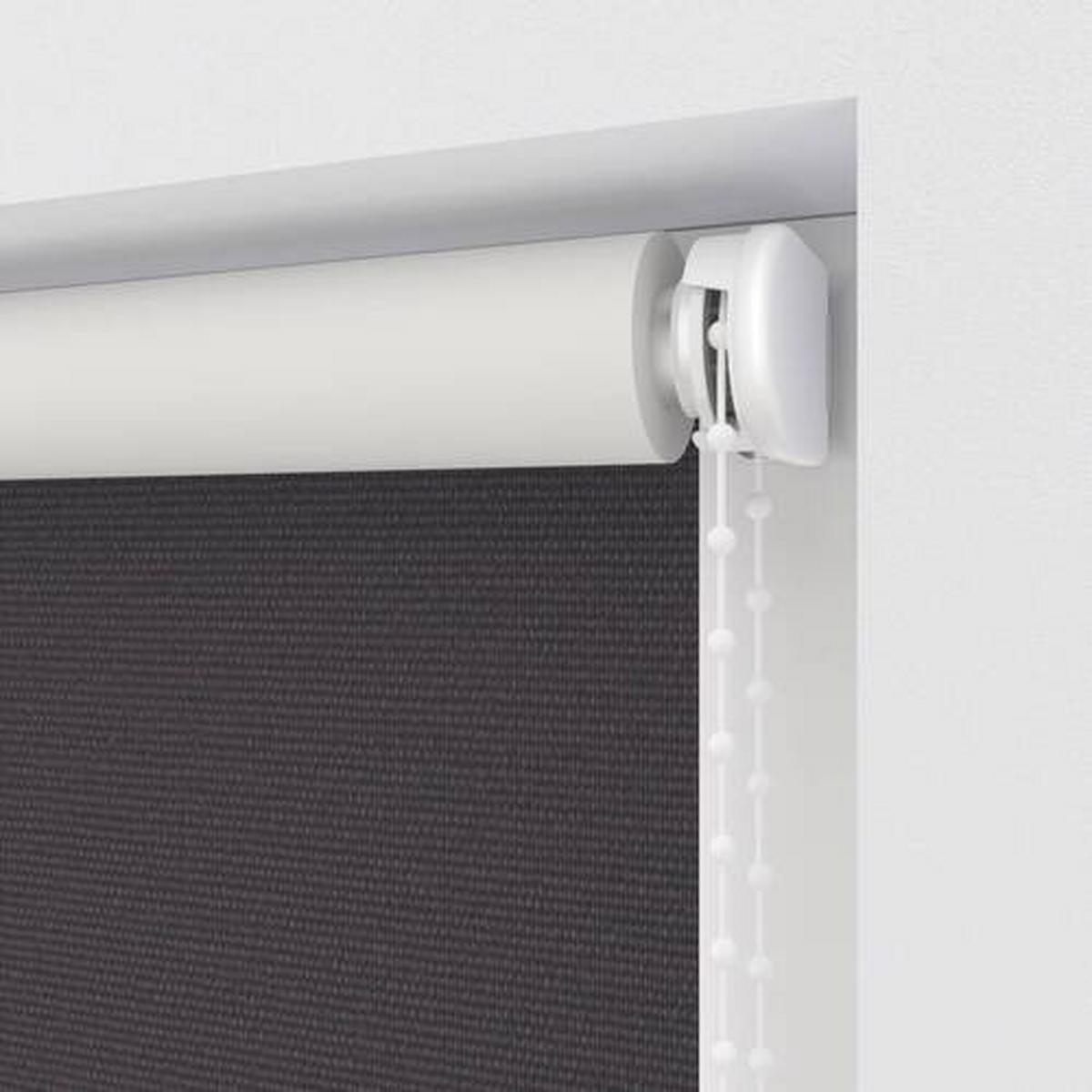 Verdunkelungsrollo 80x190 cm mit Kettenzug - Anthrazit, Design, Textil (80/190cm)