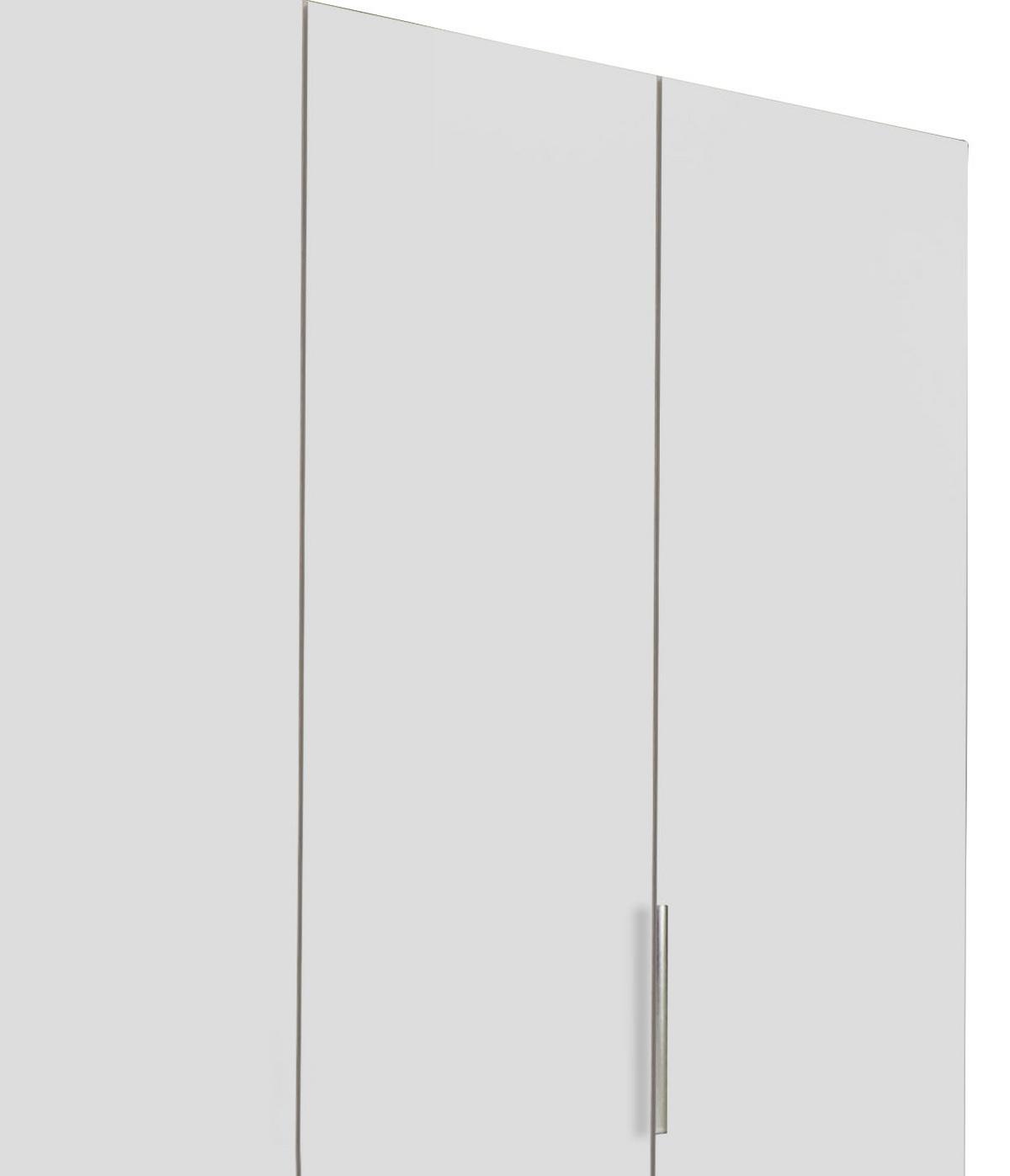 Drehtürenschrank mit Laden 200cm Level 36a, Weiß/Eiche - Eichefarben/Weiß, MODERN, Holzwerkstoff (200/216/58cm) - MID.YOU