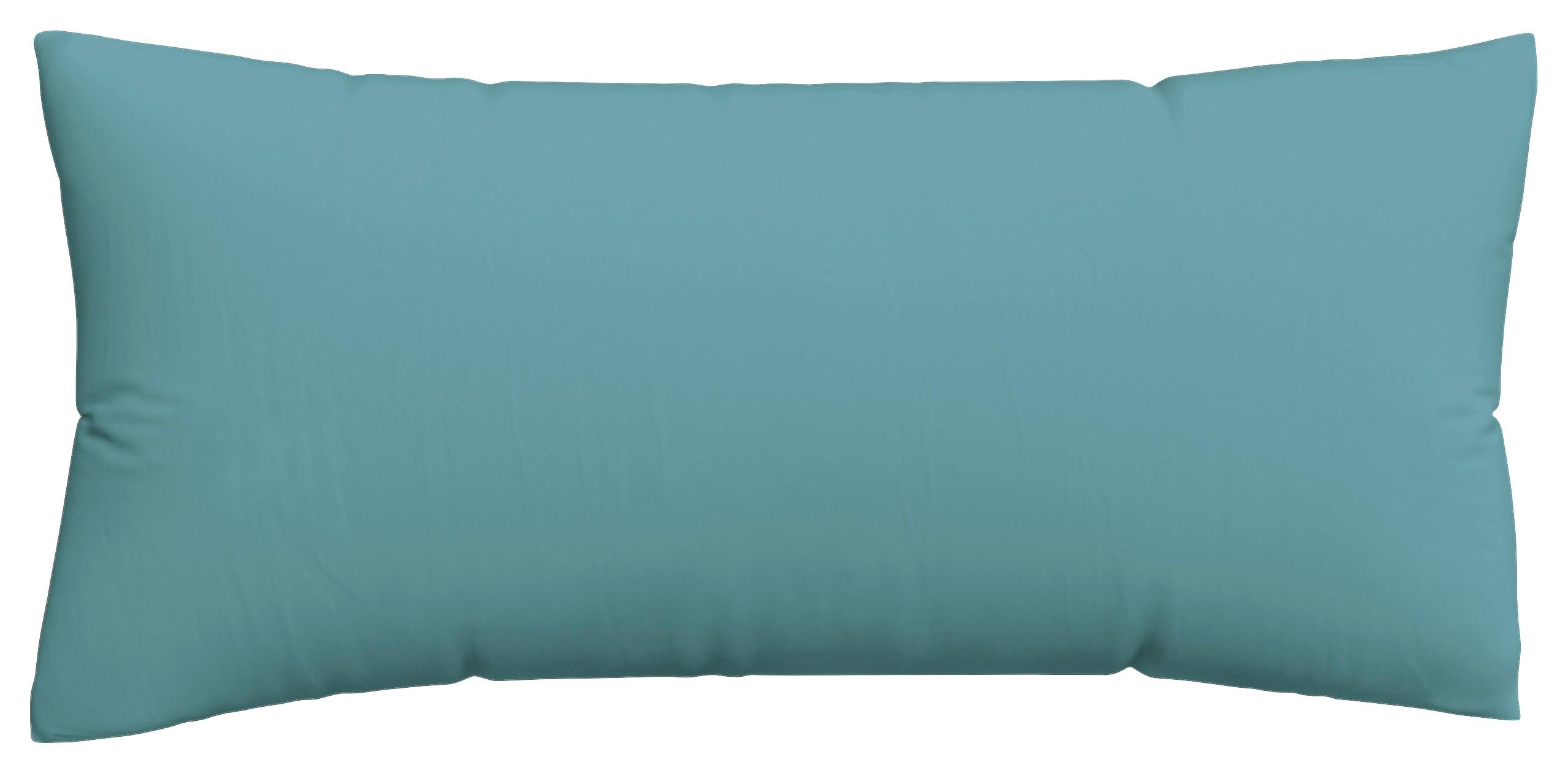 Kissenbezug Knitted 40x80 cm Jersey Pastellblau - Pastellblau, Basics, Textil (40/80cm) - Schlafgut