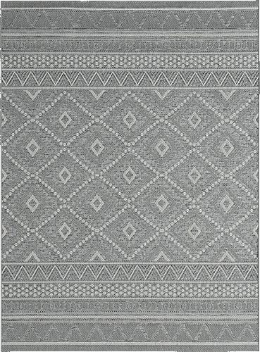 Plocho Tkaný Koberec Ottawa 1, 80/200cm, Sivá - sivá, Basics, textil (80/200cm) - Modern Living