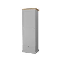 Garderobenschrank Binz Eichefarben B: 60 cm - Eichefarben/Grau, Design, Holzwerkstoff (60/180/35cm) - MID.YOU