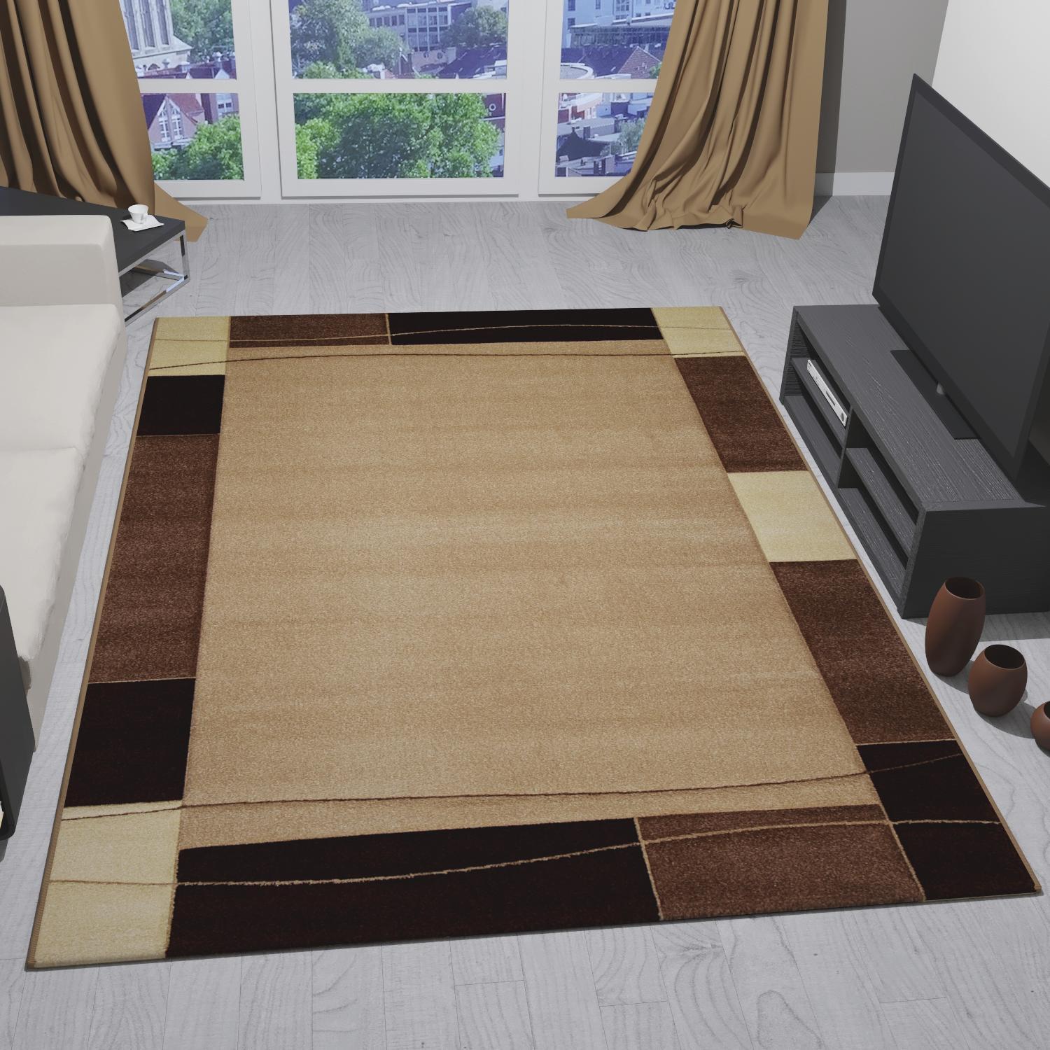 Webeteppich Beige Bodüre 120x170cm