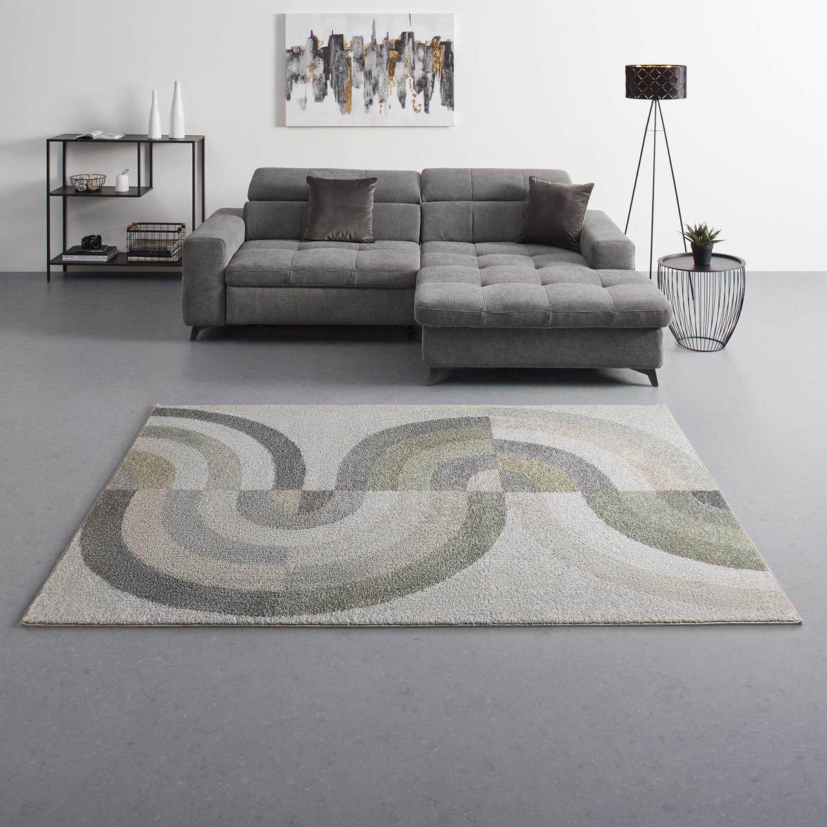 TKANÝ KOBEREC RIVO-FLOW - zelená/béžová, Konvenční, textil (80/150cm) - Mömax