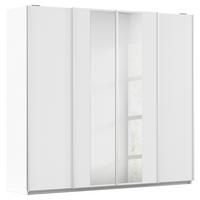 Schwebetürenschrank Altera Weiß B: 226 cm - Klar/Weiß, MODERN, Holzwerkstoff (226/211/62cm) - Rauch Möbel