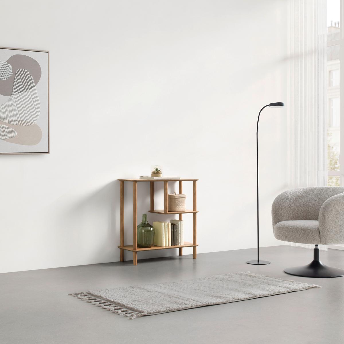 Regál MATS, prírodná farba - prírodná farba, Modern, drevo/kompozitné drevo (75/75/30cm) - Premium Living