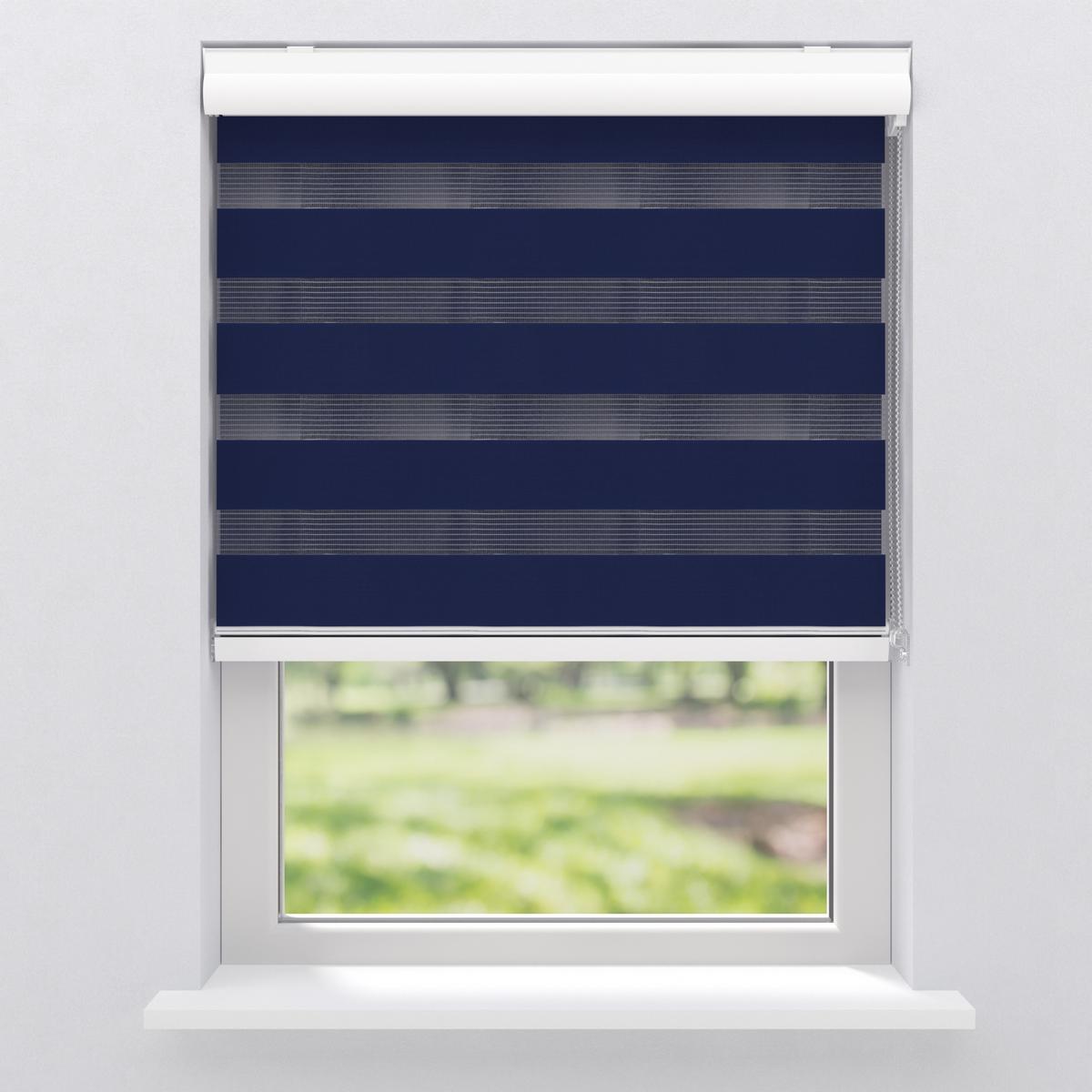 Verdunkelungsrollo Verdunkelnd Textil Bxl 95x175 Cm - Blau, Basics, Textil (95/175cm) - MID.YOU