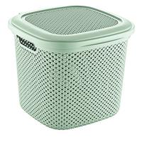 Aufbewahrungsbox Diamond - Mintgrün, Basics, Kunststoff (31/27,5/31cm) - Luca Bessoni