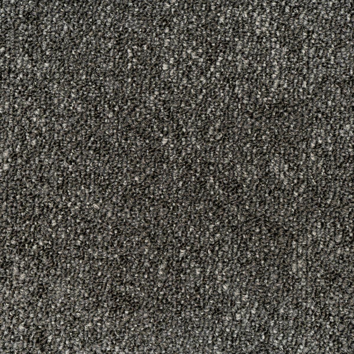 Teppichfliese Grau Marble 50x50 cm Florhöhe 3 mm - Grau, Basics, Textil (50/50cm)