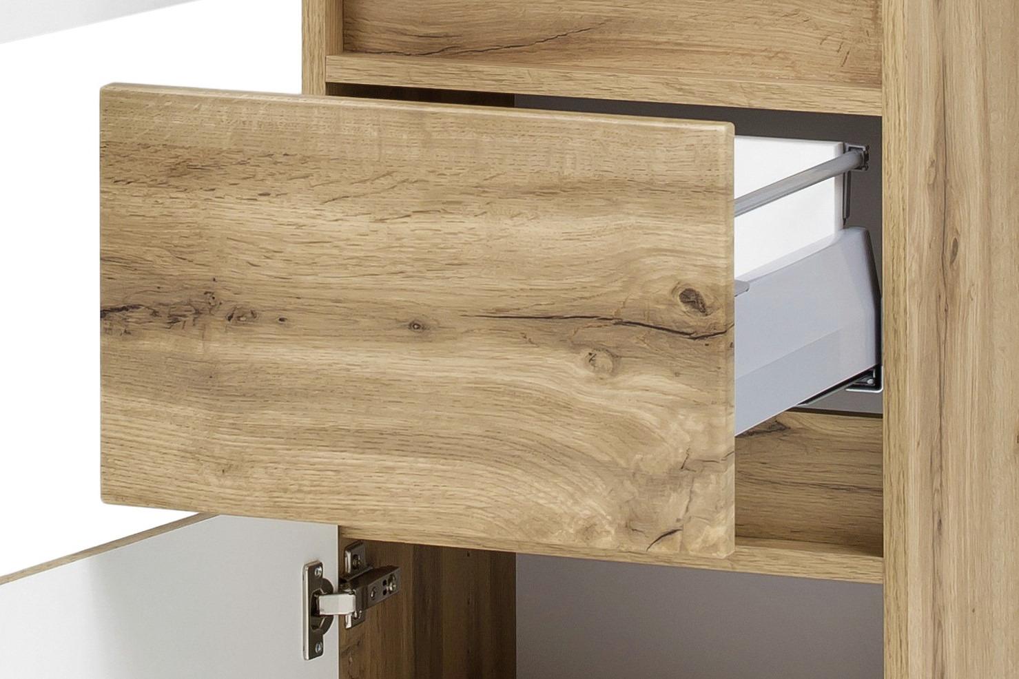 Hochschrank Kopenhagen B: 40 cm Eiche Dekor