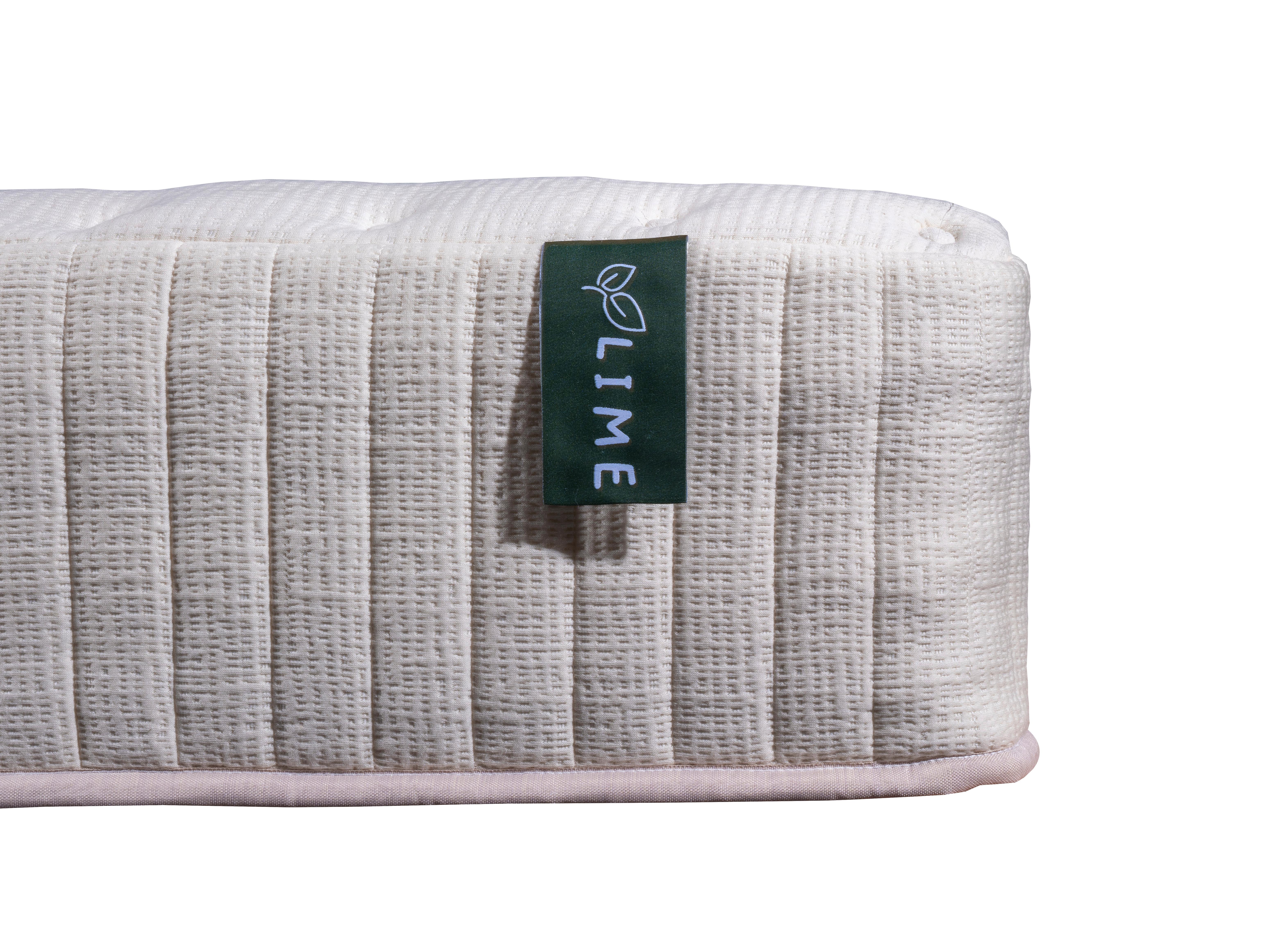 Taschenfederkernmatratze Lime Pure 200x200cm H2 H: 30cm - Weiß, Basics, Textil (200/200cm) - Linea Natura