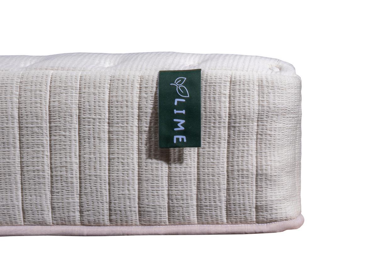 Taschenfederkernmatratze Lime Pure 90x200 cm H2 H: 30cm - Weiß, Basics, Textil (90/200cm) - Linea Natura
