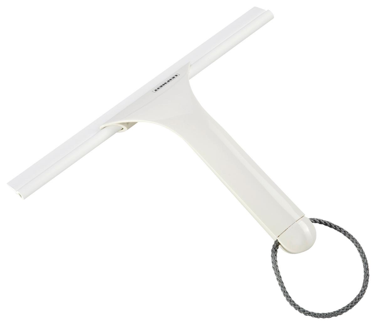 Duschabzieher Cabino Shower Slider, B: 24 Cm - Weiß, Glas/Kunststoff (30/24/4cm) - Leifheit