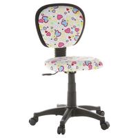 Jugenddrehstuhl Kiddy Top Flowers & Hearts - Multicolor, Basics, Kunststoff (40/79-90/37cm) - MID.YOU