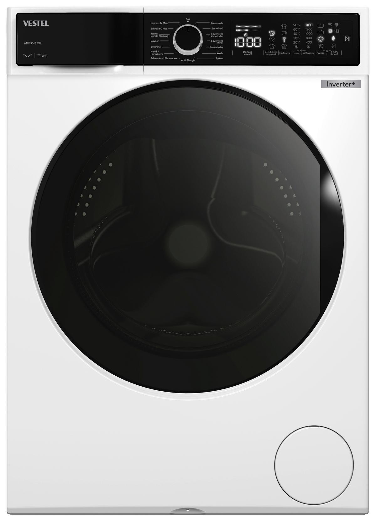 Waschmaschine 10829531 - Wmi 99342 Wifi - Weiß, Basics, Metall (59,7/84,5/58,2cm) - Vestel