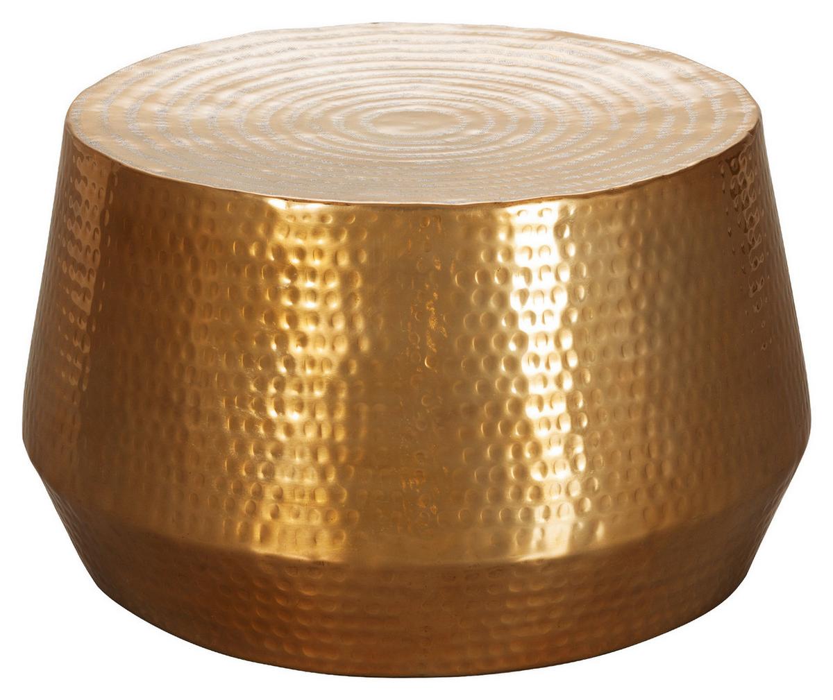 Odkladací stolek MAHESH zlatý - barvy zlata, Lifestyle, kov (60/60/36cm) - MID.YOU