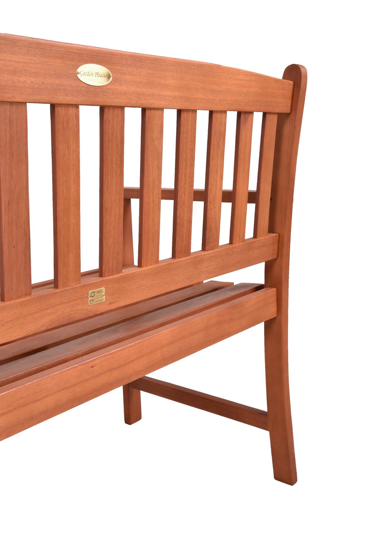 Gartenbank Promotion - Braun, Basics, Holz (110/86/56cm) - Gardenson