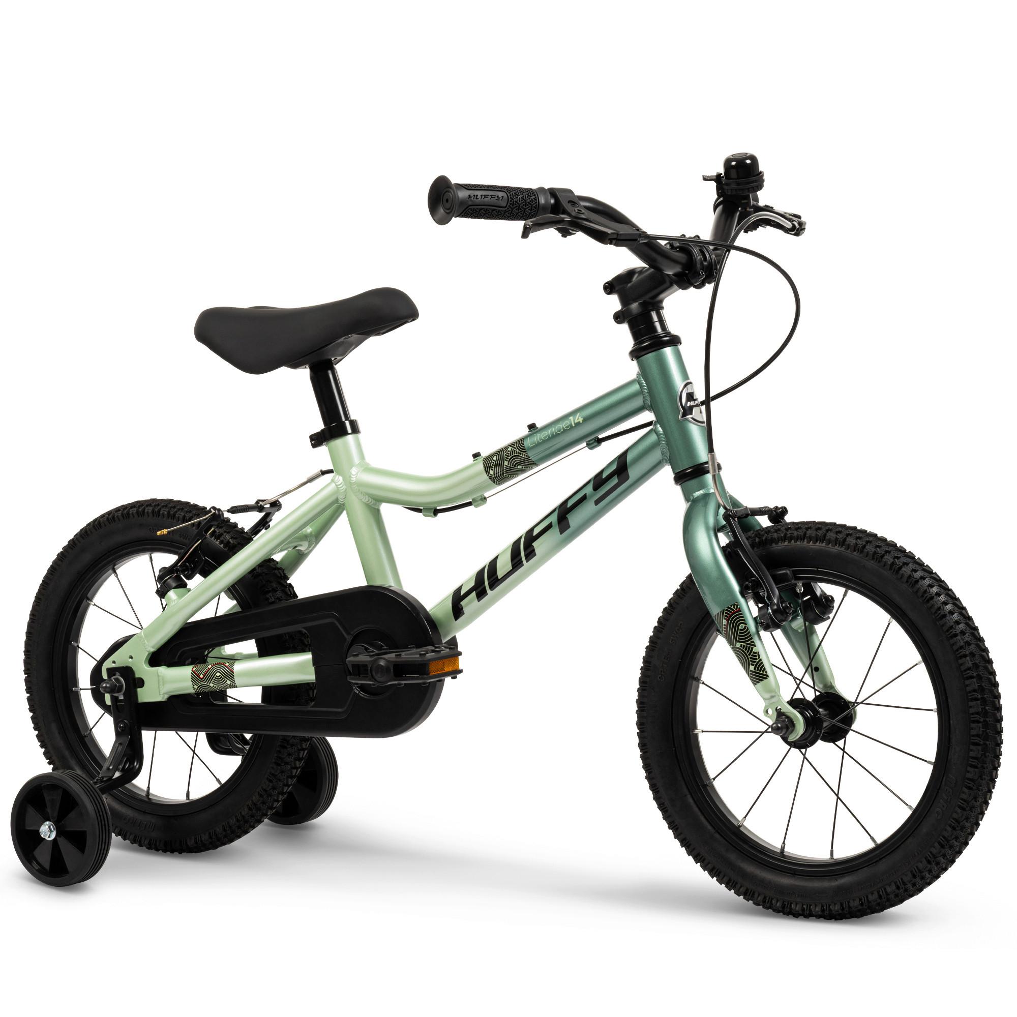 Kinderfahrrad Literide Grün, 14 Zoll - Grün, Basics, Metall (35/56/105cm)