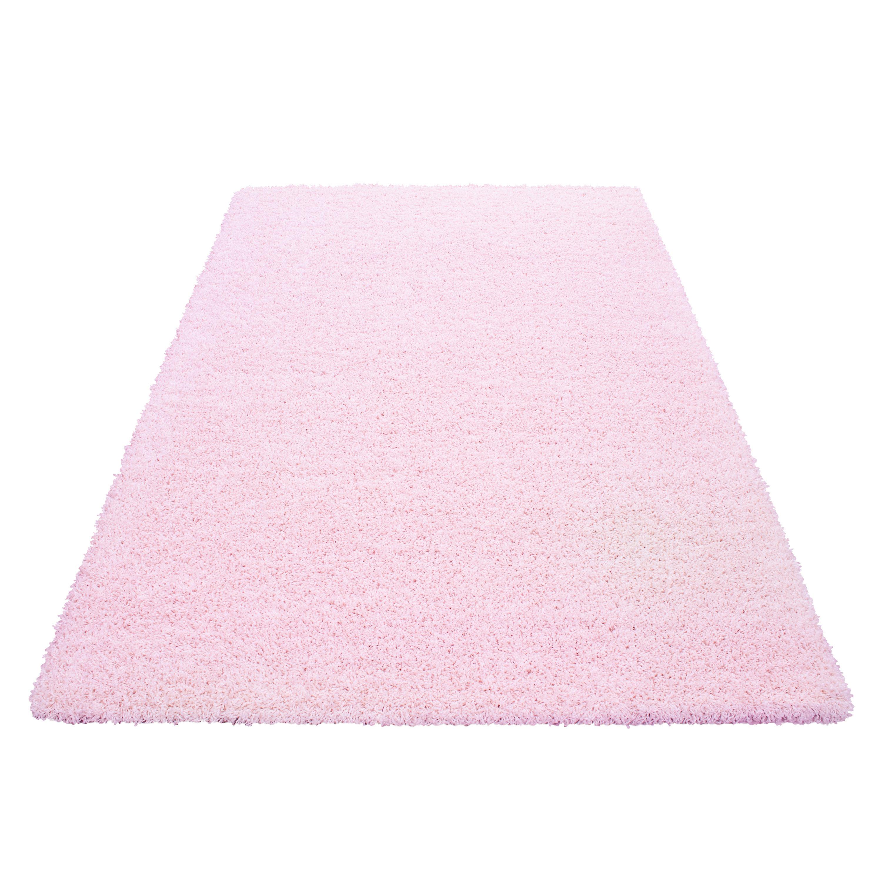 Hochflor Teppich Pink Life 100x200 cm