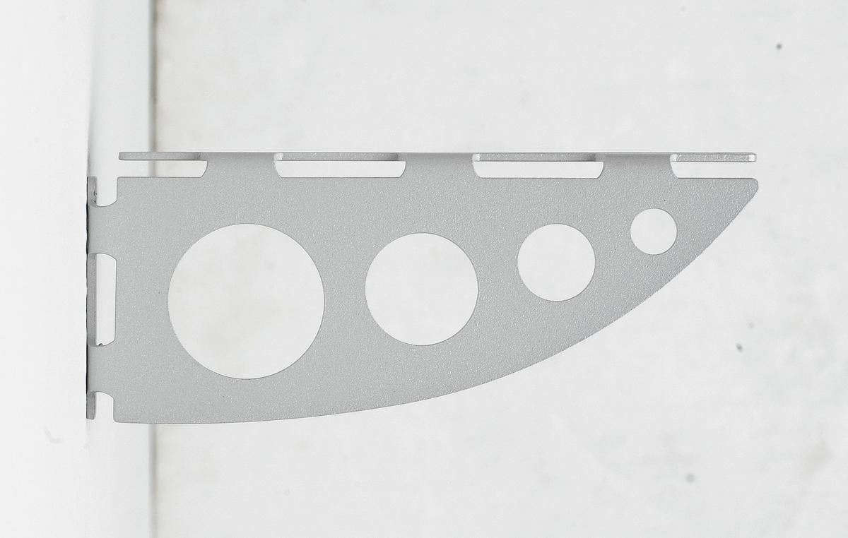 FACHBODENHALTER SERENISSIMA  -SB- - Silberfarben, Metall (18cm)