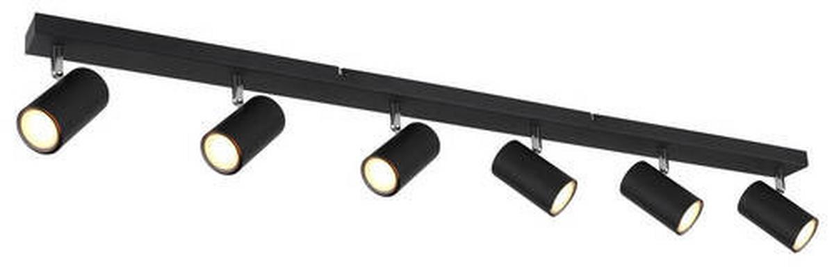 Strahler 57911-6db - Schwarz, Design, Metall (115/6/12cm) - Globo