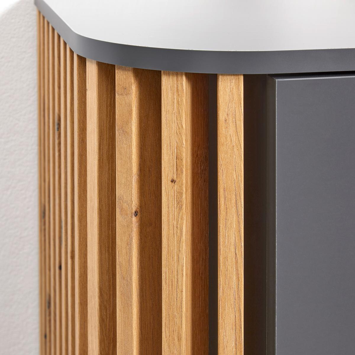 TV komoda PURE - šedá, Design, kompozitní dřevo (138/50/40cm) - Premium Living