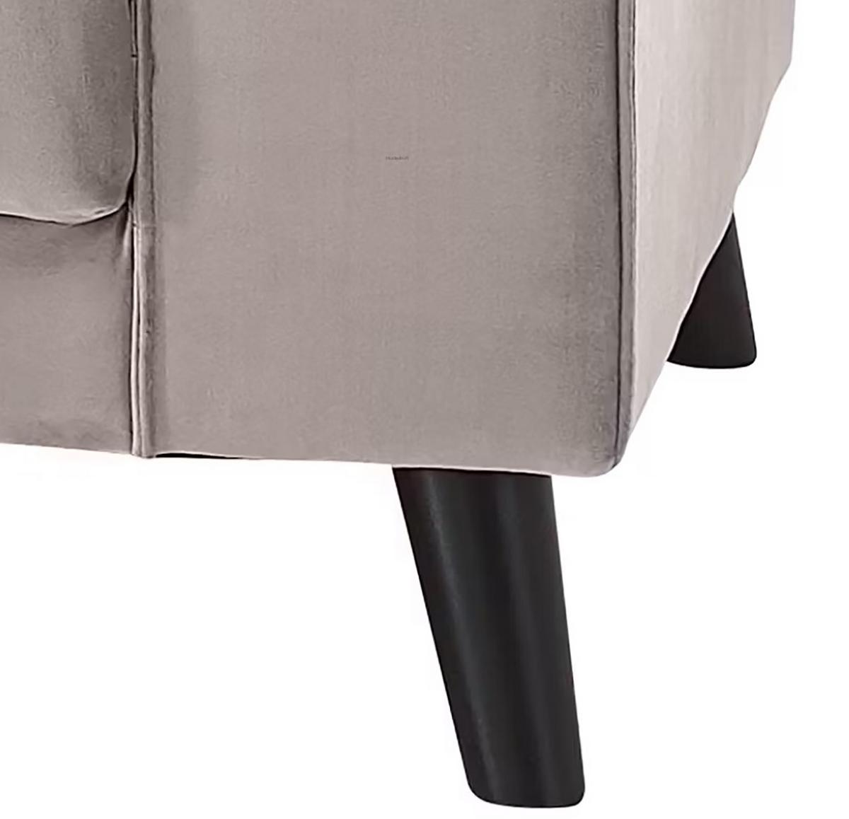 Ecksofa Lumber Jack Hellgrau B: 291 Cm - Wengefarben/Hellgrau, MODERN, Textil (291/85/201cm) - Trendmanufaktur