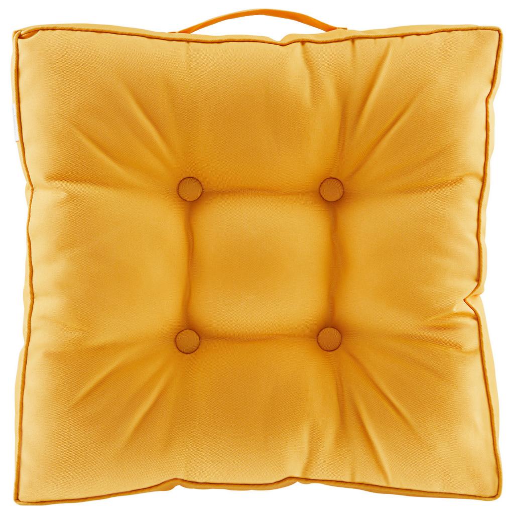 Sitzkissen Outdoor Philinia 43x43 cm Honig, Loungekissen