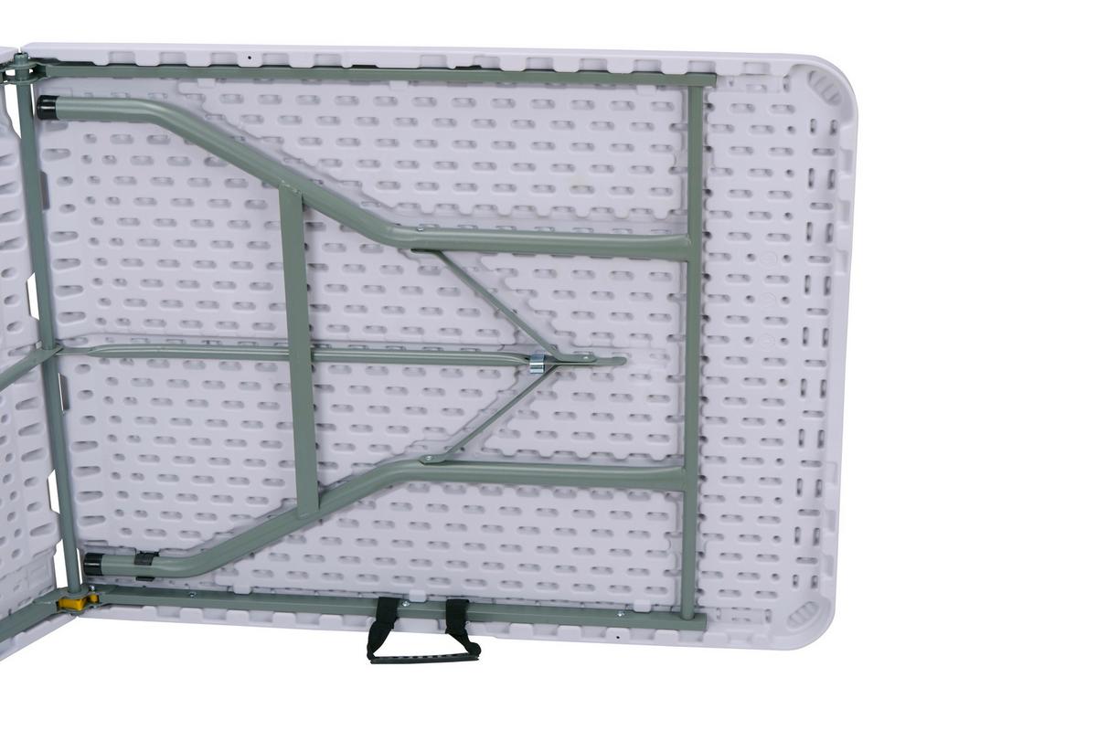 Klapptisch Table Foldable - Weiß, Basics, Kunststoff (180/70/74cm)