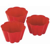 Puding Forma 3 Részes - piros/kék, Konventionell, műanyag (9.5/6.8cm)