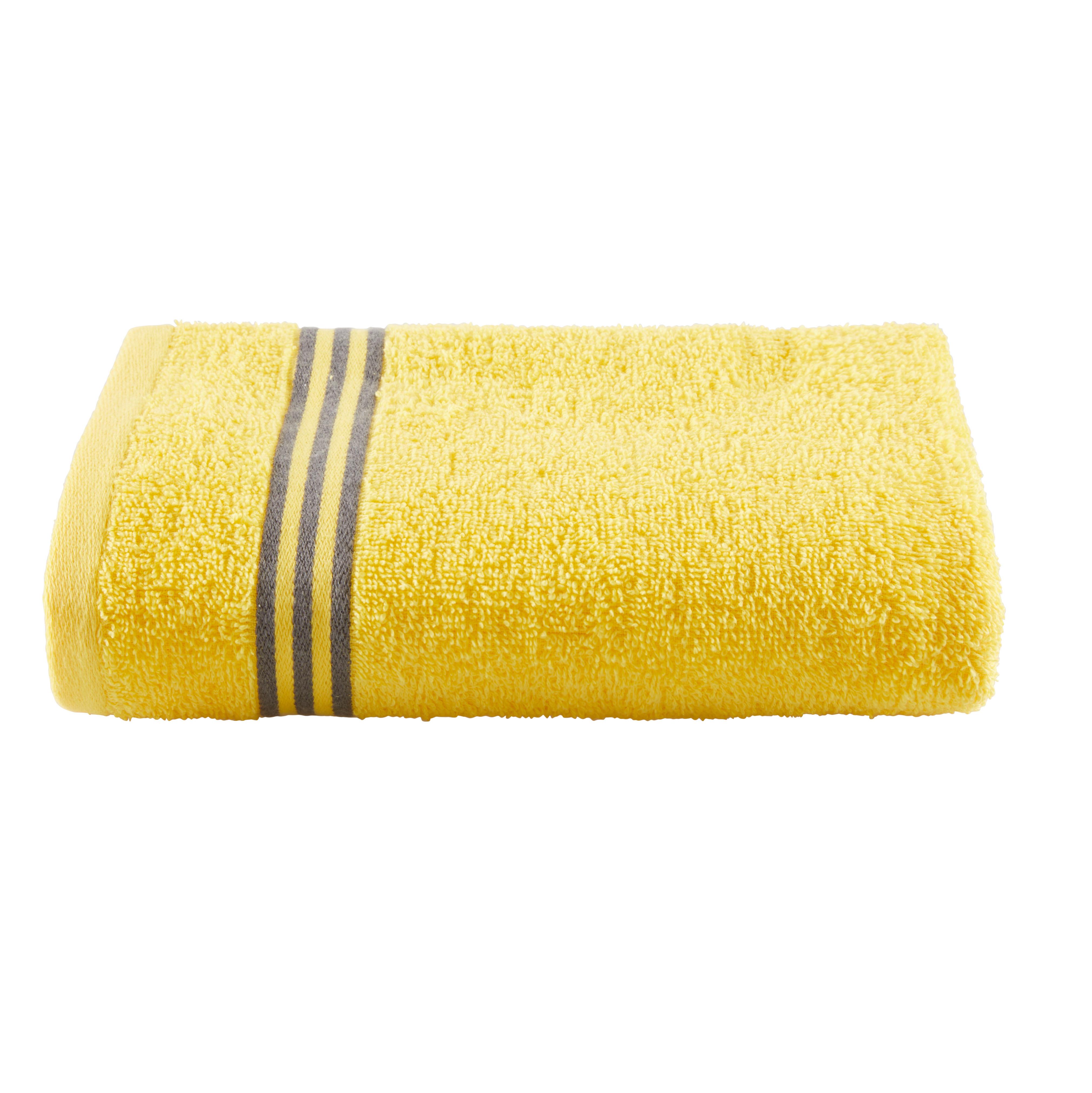 HANDTUCH SAMIRA - Gelb, KONVENTIONELL, Textil (50/100cm) - Ondega