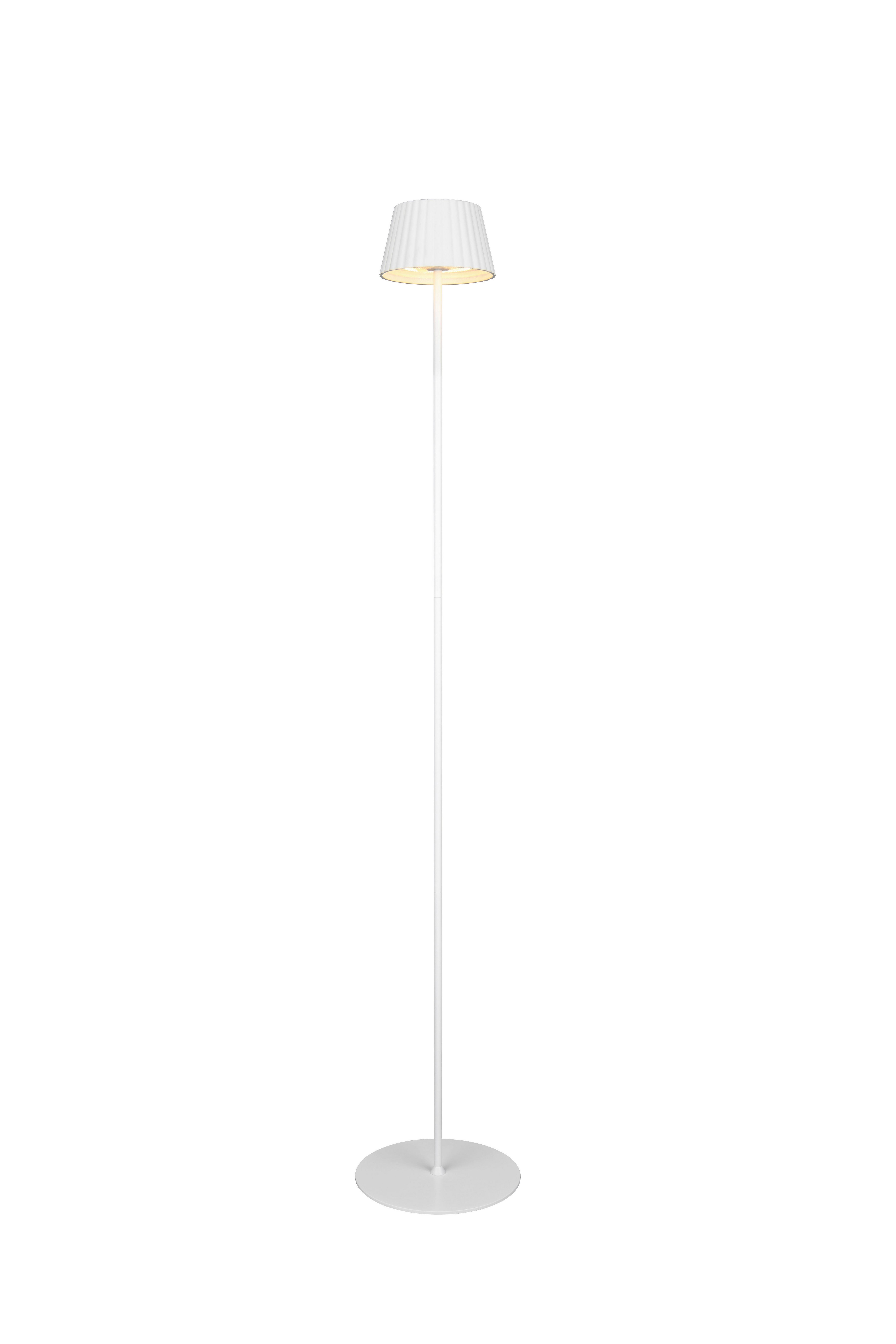 AKKU-STEHLEUCHTE R47706131 SUAREZ - Weiß, Design, Metall (13,5/123cm)