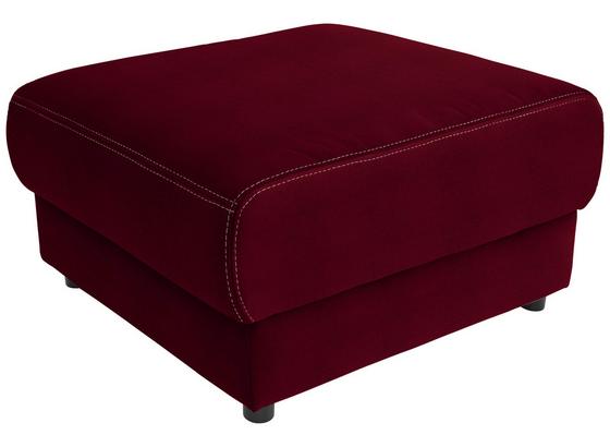 Hocker Giovanni - Beige/Rot, MODERN, Holz/Textil (75/43/83cm) - Ombra Hocker Giovanni - Beige/Rot, MODERN, Holz/Textil (75/43/83cm) - Ombra