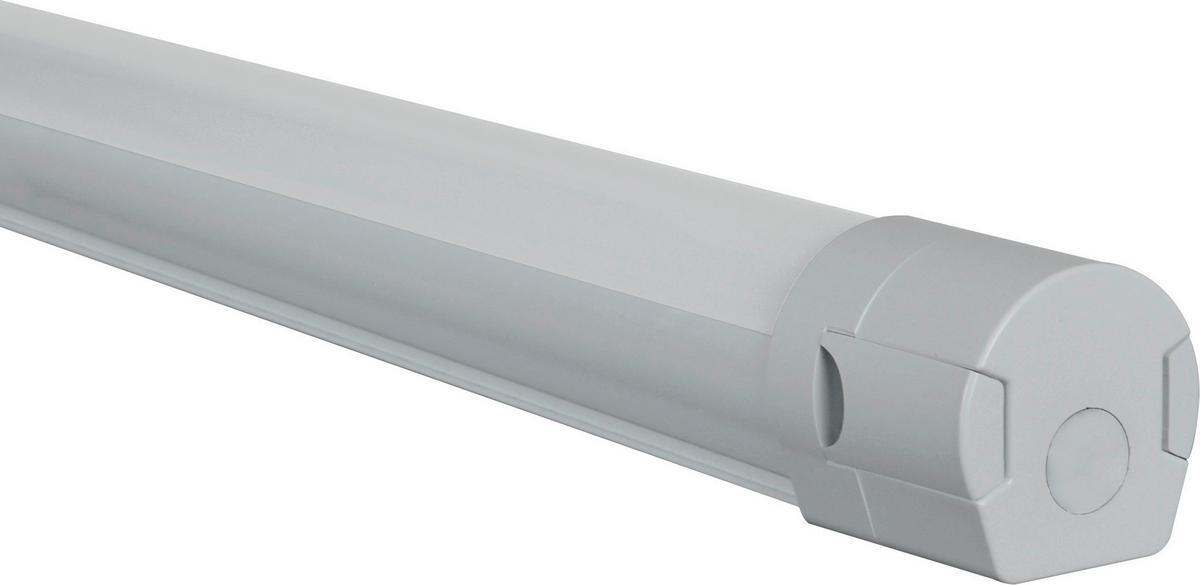LED-Deckenleuchte L: 147 cm, für In- und Outdoor - Hellgrau, Basics, Kunststoff (147/6/6cm)